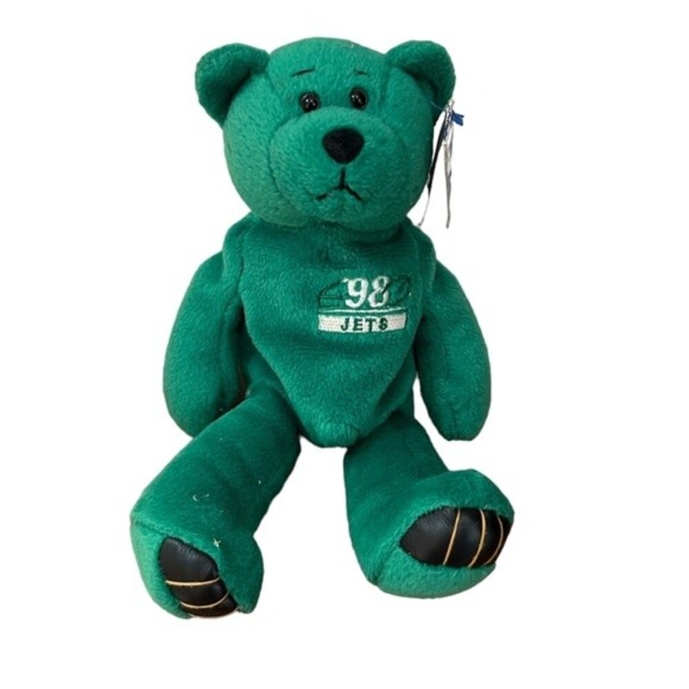 NFL NY JETS Keyshawn Johnson #19 Vintage Beanie Bear Limited Treasures 1998